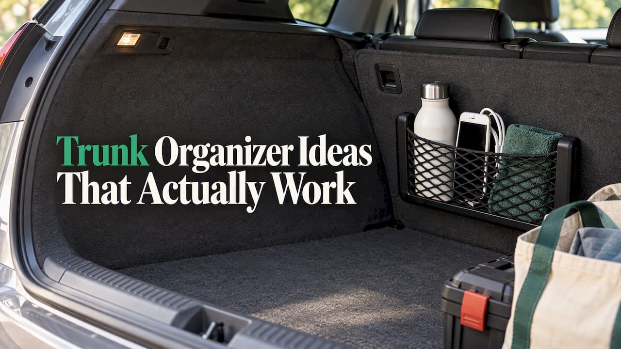 Trunk Organizer Ideas That Actually Work